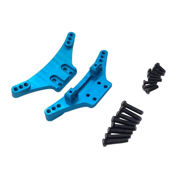 Soporte de amortiguador RC DIY Accs para 12404 12409 1/12 Crawler , Azul Sunnimix Soportes de torres de choque RC
