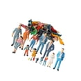 thumbnail image 2 of ziyahi Hand Painted Figures Assorted Poses Sand Table Tiny Scenery Decorative 100pcs 200th, 2 of 9