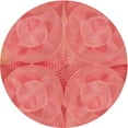 thumbnail image 1 of Ahgly Company Machine Washable Indoor Round Transitional Red Area Rugs, 5' Round, 1 of 7