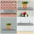 thumbnail image 3 of SHISUYAN Pegboard Storage Bracket Workshop Accessories Organizer Workbench Tool Organizer Craft Room Storage Pegboard Shelf Garage Pegboard Tool Organizer, 3 of 9
