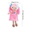 thumbnail image 2 of Plumora Pigtail Rag Doll Stuffed Animal - Soft Cute Plushie for Girls, Unlabeled Play Toy, Great for Collection, Cuddles, and Kids Toys, 2 of 7