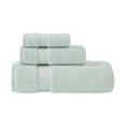 thumbnail image 2 of Better Trends 3 PC Bathroom Towel Set - 100% Cotton, Ultra Soft and Highly Absorbent, 1 PC Washcloth, 1 PC Hand Towel, 1 PC Bath Towel, Blue, 2 of 3