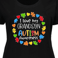 thumbnail image 4 of Inktastic I Love my Grandson Autism Awareness Women's Plus Size T-Shirt, 4 of 5