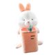 thumbnail image 5 of Caja de pañuelos de felpa suave para coche, caja de almacenamiento para reposabrazos de coche, cubo de basura Universal, bonitos animales de peluche, conejo, 5 of 8