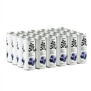 Genki Forest Sparkling Water Grape Delight Flavor 11.15 fl. oz. Can- Pack of 24