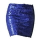 thumbnail image 2 of s de mujer Bling Girl Mini lápiz vestido lentejuelas abrigo para traje de boda , Azul oscuro Hugo Vestido de moda, 2 of 7