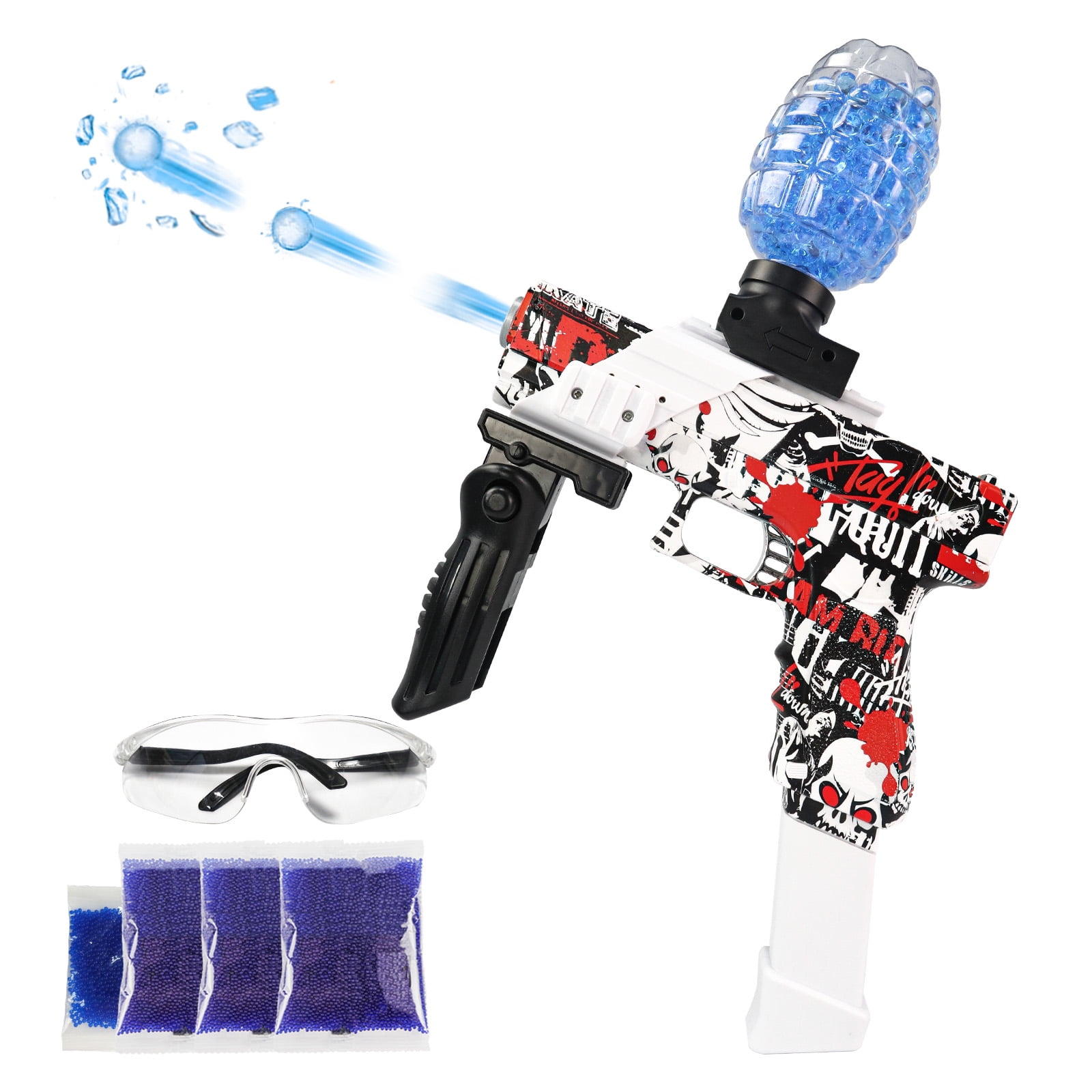 BIU BLASTER Gel Ball Blaster Splatter Ball Blaster Automatic Burst