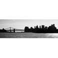 thumbnail image 2 of Pica, Jeff 32x13 White Modern Wood Framed Museum Art Print Titled - NY Scenes I, 2 of 4