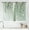 Green_eucalyptus_leaf, variant on Short Tier Curtains for Kitchen Bathroom, Green Eucalyptus Leaf Cafe Curtains, Soft Airy Kitchen Sink Curtains with Kitchen Bathroom Window Curtains, 39" L x 27.5" W, 2 Panels