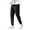 Black, variant on Aayomet Men Sweatpants Loose Ice Silk Solid Sports Leggings (AG, XXXXXL)
