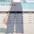 thumbnail image 3 of PEXLYCLU Leisure Trousers, Wide Leg Pants Woman, Palazzo Pants for Women Dressy, Wide Leg Pants for Women High Waisted Palazzo Pants Work Casual Flowy Tie Knot Trousers With Pockets, Pink S, 3 of 4