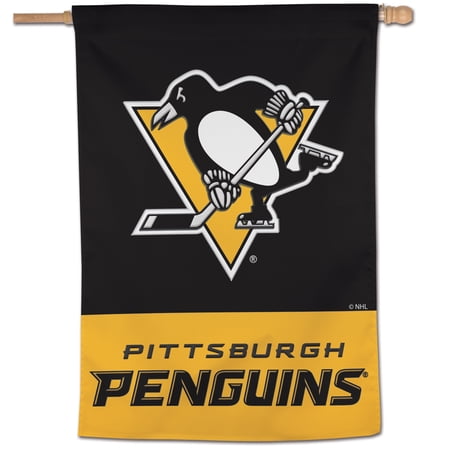 WinCraft Pittsburgh Penguins 28 x 40 Applique Vertical Banner