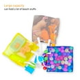 thumbnail image 3 of 5Pieces Reusable Mesh Beach Tote Bags ,Mesh Pool Bag With Drawstring For Groceries, Travel,Toys & Laundry, 3 of 7