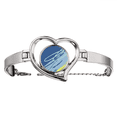 thumbnail image 1 of Plantas patron abstracto arte Pacífico Pulsera pulsera de joyería en forma de corazón Unbranded M, 1 of 3