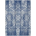 thumbnail image 2 of Addison Rugs Chantille Indoor/Outdoor Traditional Damask Navy Machine Washable Rectangle Rug, 8' x 10', 2 of 8