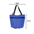 thumbnail image 3 of Sac de Chariot de Magasinage Portable avec Roues, Chariot Pliable, Sac à Provisions Roulant, 3 of 9