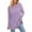 Purple, variant on Charmgo Womens Sweatshirt, Womens Tunic Tops To Wear With Leggings Long Sleeve Shirts with Thumb Hole Curved Crewneck Sweatshirts Women, Green Sweatshirt Women L
