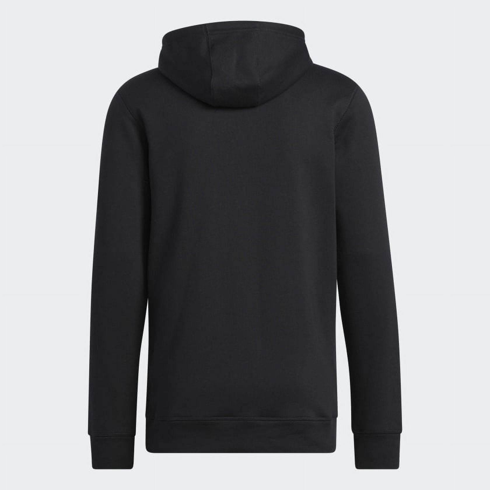 adidas Men's Fleece Hoodie, Black/White, X-Small