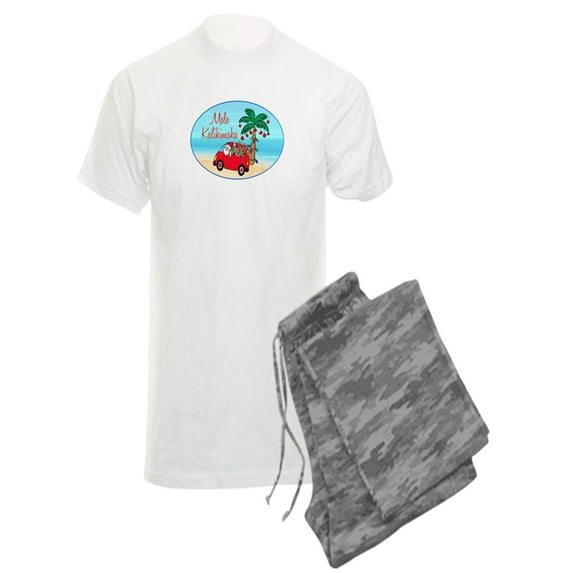 CafePress - 2 Hawaiian Xmas Tee 2 Pajamas - Men's Light Pajamas