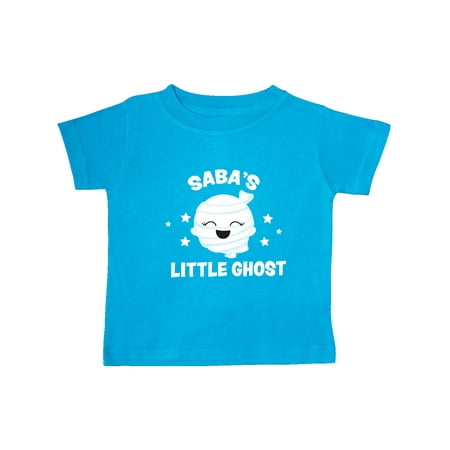 

Inktastic Cute Saba s Little Ghost with Stars Gift Baby Girl T-Shirt