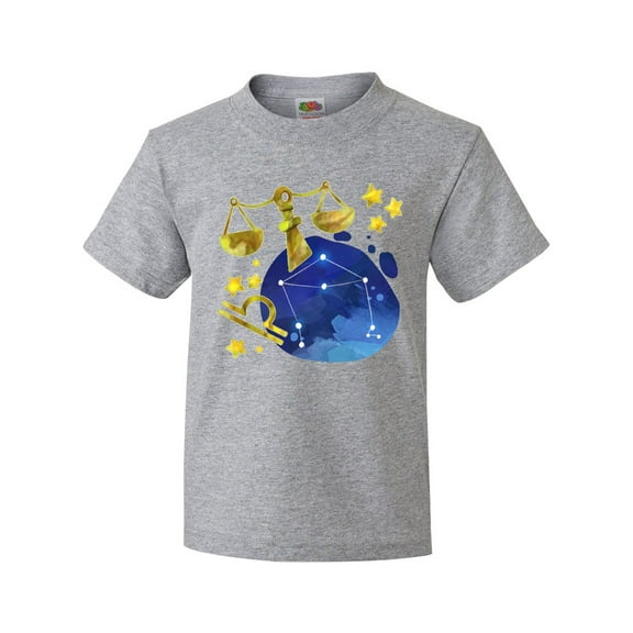 Inktastic Libra Constellation Zodiac Sign Illustration Youth T-Shirt