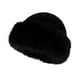 thumbnail image 3 of Gorro de piel sintética jinwen para mujer invierno negro, 3 of 8