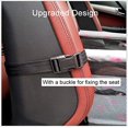 thumbnail image 3 of Asiento elevador para perros para coche, transportín para mascotas con cinturón de seguridad - Bolsa impermeable, alfombrilla acolchada para coche para perros y gatos (Negro), 3 of 5