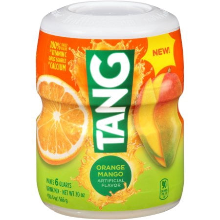 (12 Pack) Tang Orange Mango Powdered Soft Drink, 19.7 oz (Best Food For Tangs)