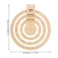 thumbnail image 2 of OULII hanging calendar Perpetual Calendar Boxwood 1Pack for Bookshelf, 2 of 8