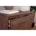 thumbnail image 3 of Lofton 2-drawer Mocha Brown Wood Nightstand, 3 of 4