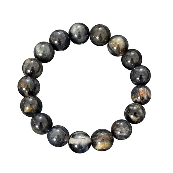 Pietersite Stone Beads Bracelet Certified Pietersite Namibia Pietersite Gemstone Crystal,Blue,10MM