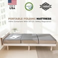 MLILY Ego 6 inch TriFolding Memory Foam Mattress, Twin Size Portable