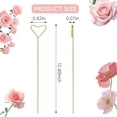 thumbnail image 3 of 40 PCS Floral Card Holder Picks - Flower Card Holder Sticks for Bouquets, Wedding Centerpieces, Photo Holder Sticks, 3 of 9