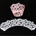 thumbnail image 3 of 50PCS Wedding Baking Cake Paper Border Butterfly Laser Hollow Cake Box, 3 of 9
