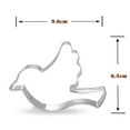 thumbnail image 2 of Lovely Bird Pigeon Cookie Cutter Stainless Steel Biscuit Molds for Home Kitchen Baking, 2 of 6