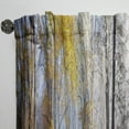 thumbnail image 3 of Designart 'Yellow Morning in Forest Panorama' Landscape Curtain Panel, 3 of 5
