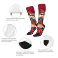 thumbnail image 3 of Fuzoiu Paisley2 Print Adult Stockings,Crew Socks,Unisex Fashion Socks, Casual Sports Socks,Comfortable Crew Socks for Everyday Wear and Sports, 3 of 6