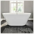 thumbnail image 2 of Eviva Eclipse 67 inch White Freestanding Bathtub, 2 of 7