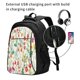 thumbnail image 2 of Easygdp Spring floral Mochila para Laptop de Viaje con Puerto USB, Mochila para Laptop con Puerto de Carga USB para Mujeres y Hombres, 2 of 7