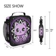thumbnail image 5 of Haosy Cute Cat with Skull Reusable Lunch Box Men/Women Insulated Lunch Bag for School Picnic Travel, 5 of 6