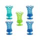 thumbnail image 1 of Mini Resin Flower Pots Micro Landscaping Kids Craft Enthusiasts Small Flower Pots 5Pcs, 1 of 5