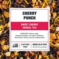 thumbnail image 5 of Tiesta Tea - Cherry Punch, Eternity Loose Leaf Herbal Tea, Premium Loose Leaf Tea Blend, Non-Caffeinated Fruit Tea, Make Hot or Iced & Up to 25 Cups, - 2oz Resealable Pouch, 5 of 9