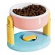 thumbnail image 1 of Cuenco elevable for mascotas con ventosa, plato de comida y agua de altura ajustable for gatos y perros, 1 of 8