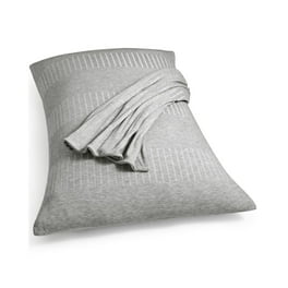 Calvin Klein Clone 100 Combed Cotton Percale Floral Pillow Sham EURO White Walmart