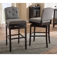 thumbnail image 3 of Baxton Studio Ginaro Tabouret de Bar 30 Po. - Ensemble de 2, 3 of 5