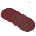 thumbnail image 3 of 100Pcs Disc Sandpaper 5in Back Velvet 125mm Round Abrasive Paper for Polishing Grinding1500 Grits, 3 of 4