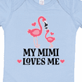 thumbnail image 4 of Inktastic My Mimi Loves Me Flamingo Girls Baby Bodysuit, 4 of 5