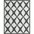 thumbnail image 2 of Unique Loom Outdoor Modern Collection Area Rug (7' 10" x 10' Rectangle Black and White), 2 of 6