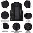 thumbnail image 6 of Dream Apparel Men's Motorcycle Vest SOA Biker Club Vest For Riding, 6 of 6