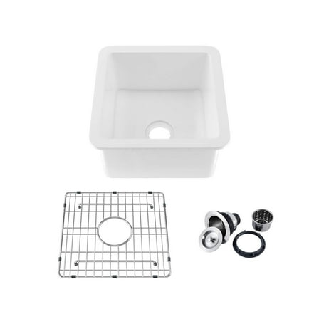 Kibi Cubic 18? Undermounted Kitchen Fireclay Sink